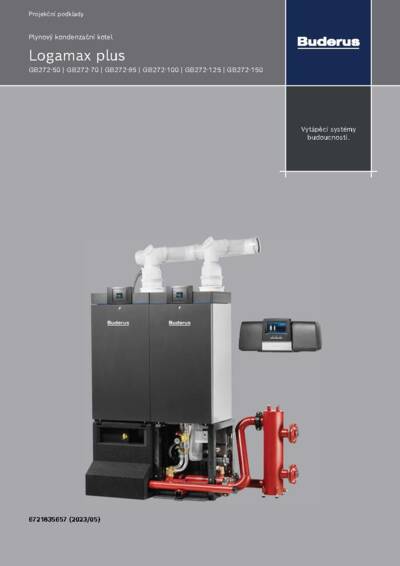 Projekční podklady pro Logamax plus GB272-50 až 150 kW